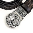 Leather Belt "HD Heart buckle"