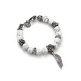 Bracelet "Rose wing" magnesite