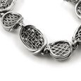 Silver bracelet "Rose garden"