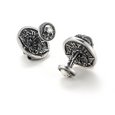 Silver Cufflinks "Gothic skulls"